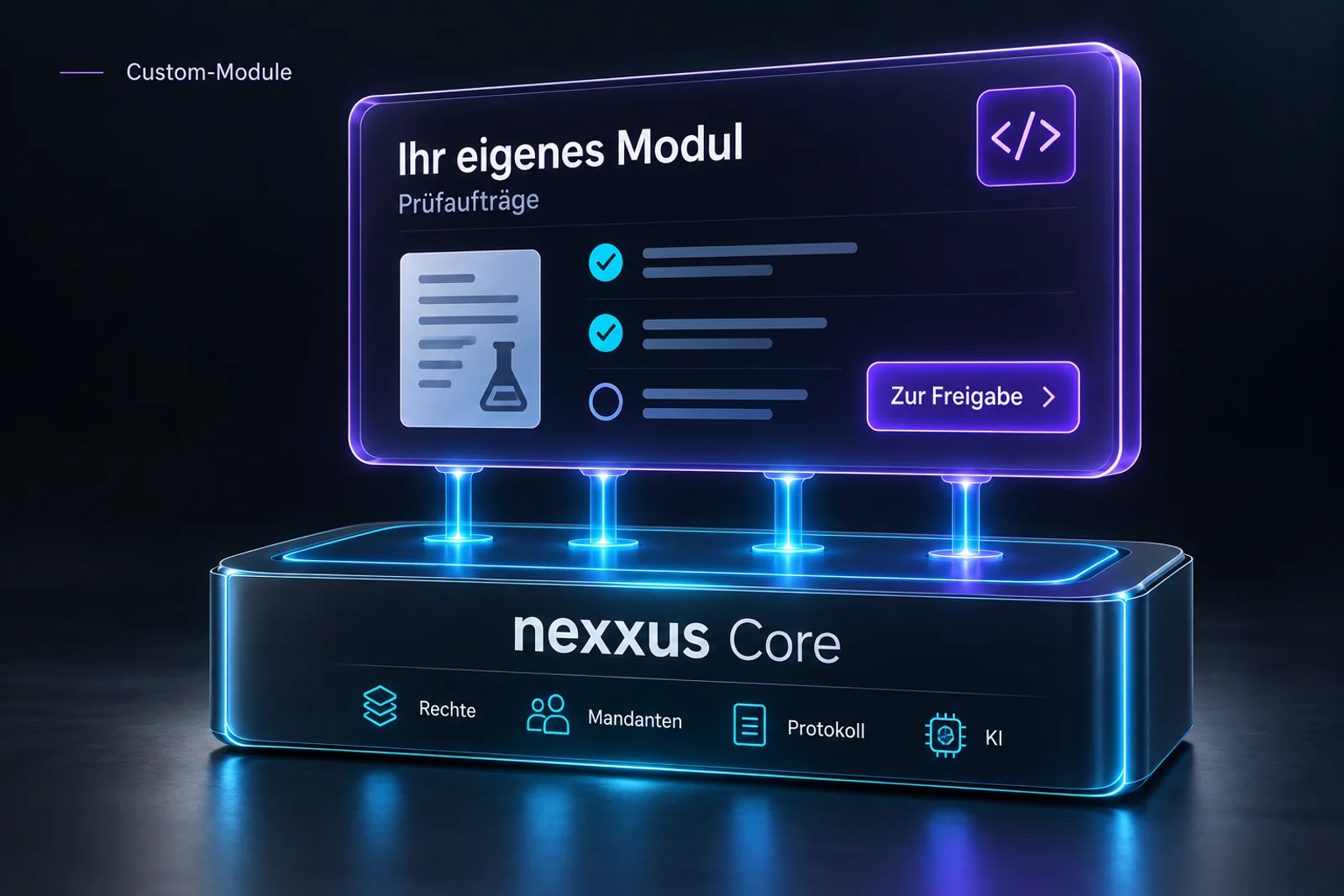 Ein eigenes Modul „Prüfaufträge